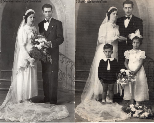 1938: Il papà di Salvuccio, Pasquale, sposa la sua fidanzata Annetta Vazzana.