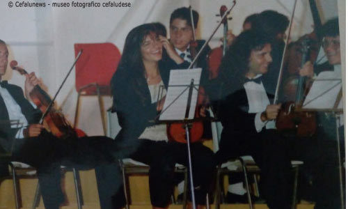 Maria Elisa con l'orchestra