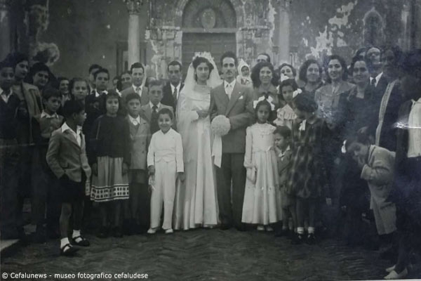 28 Ottobre 1950 Angelo Battaglia sposa nella Cattedrale di Cefalù la sua amata Cristina Papa 