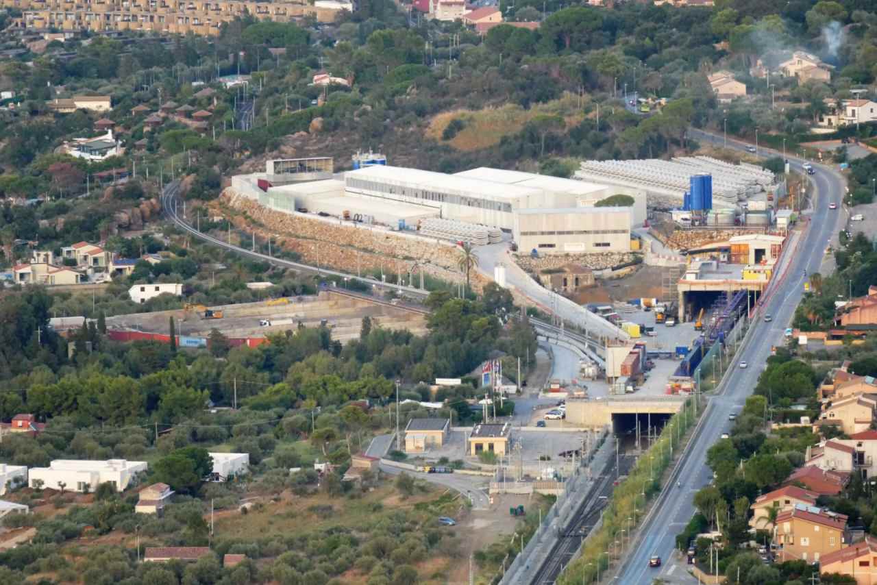 Cefalù il raddoppio ferroviario