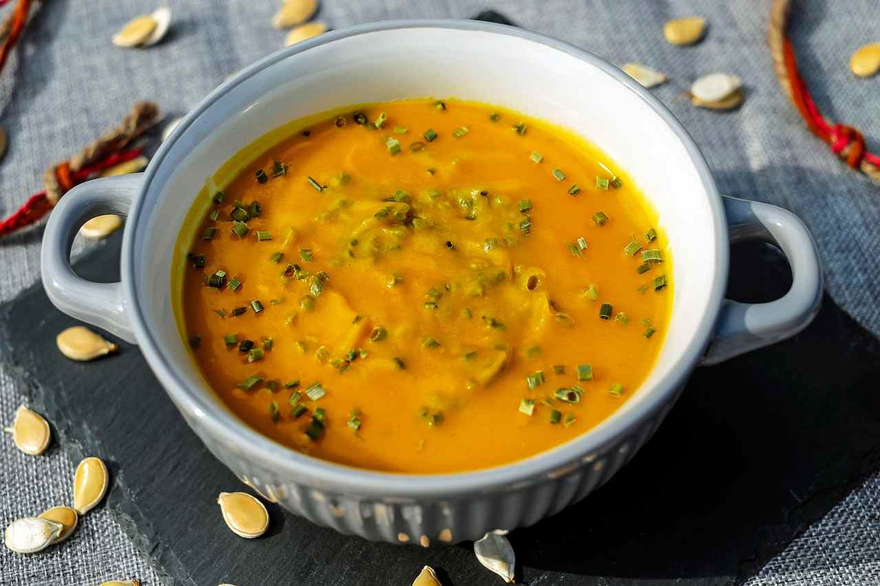 Zuppa cremosa di zucca: