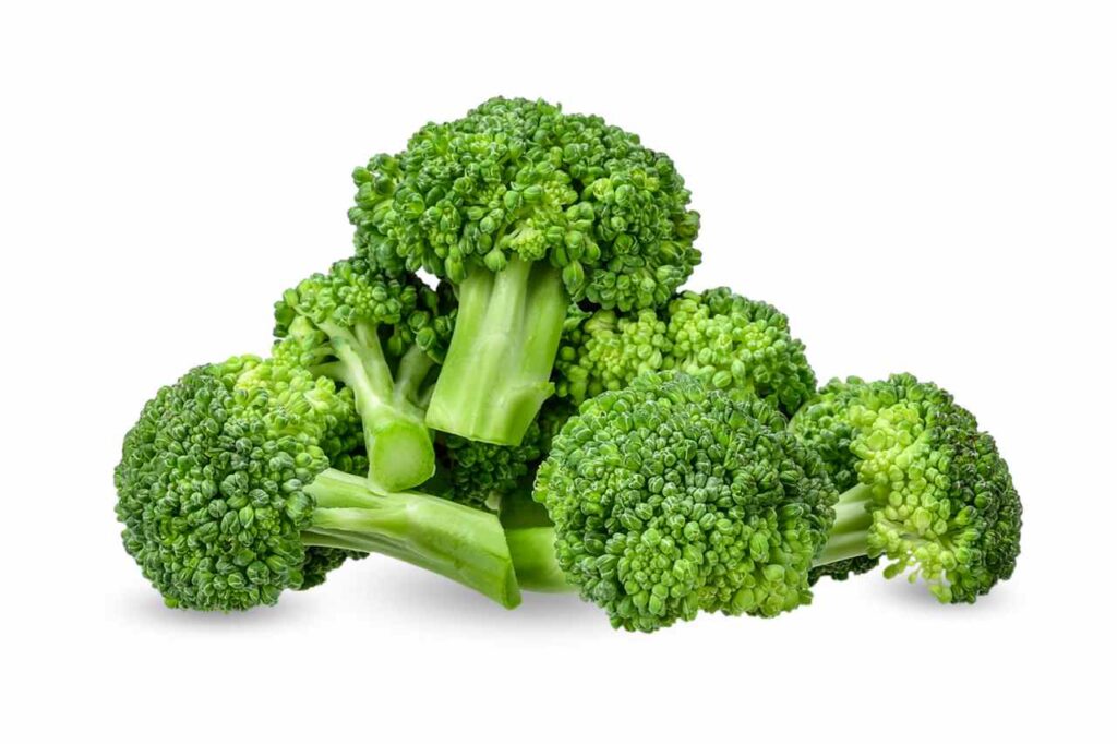 Broccoli con pesticidi