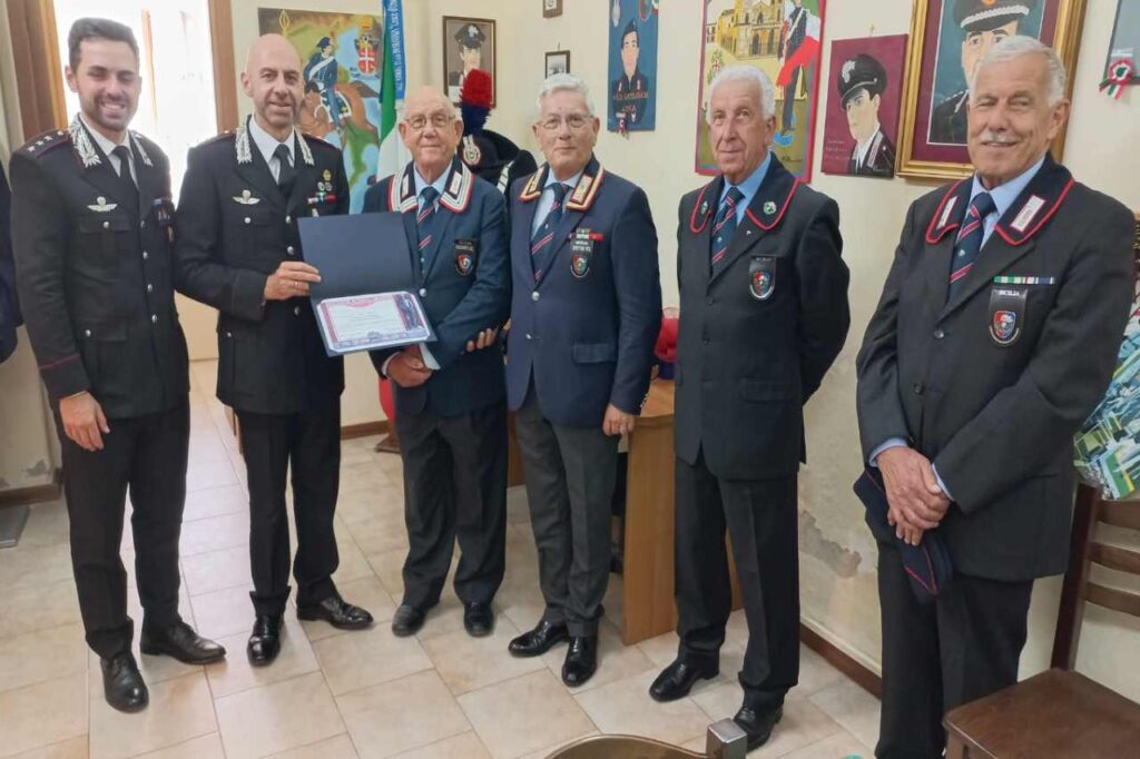 Riconoscimento all’Associazione Nazionale Carabinieri di Monreale