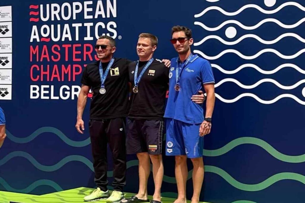 Il cefaludese Runfola bronzo nel nuoto ai campionati europei master di Belgrado